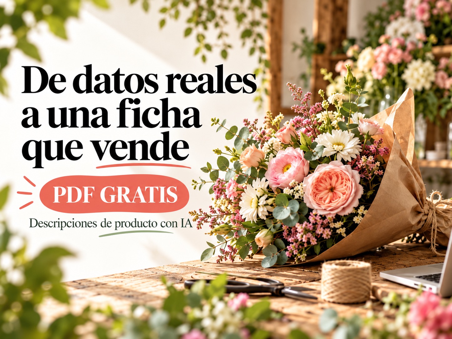 Descripciones de producto con IA: plantilla PDF gratis