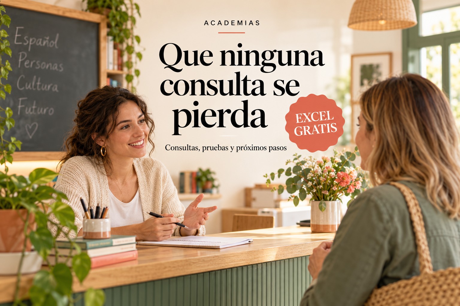 Agenda de consultas para academias: Excel gratis con seguimiento